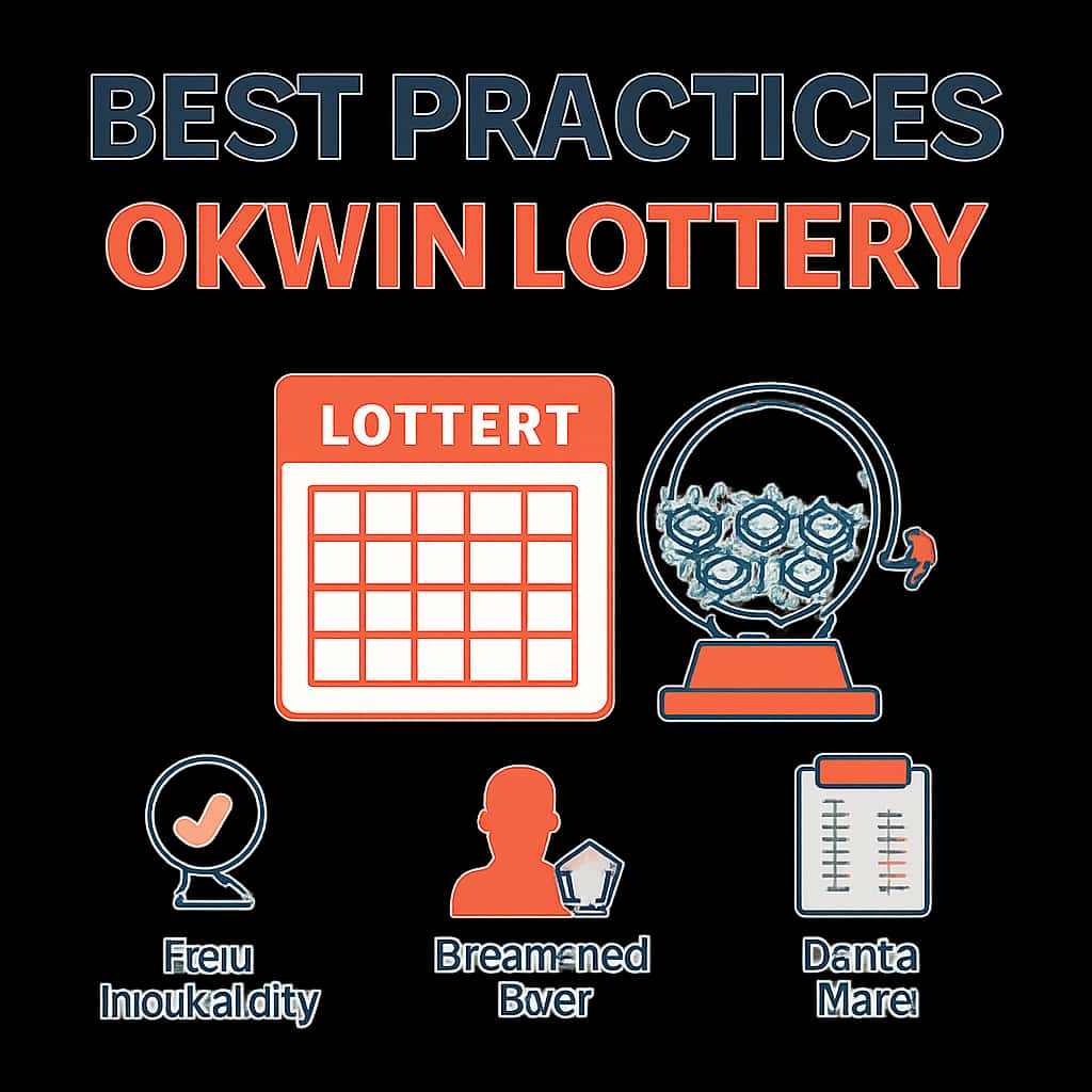 Illustration depicting key guidelines for Okwin lottery best practices.