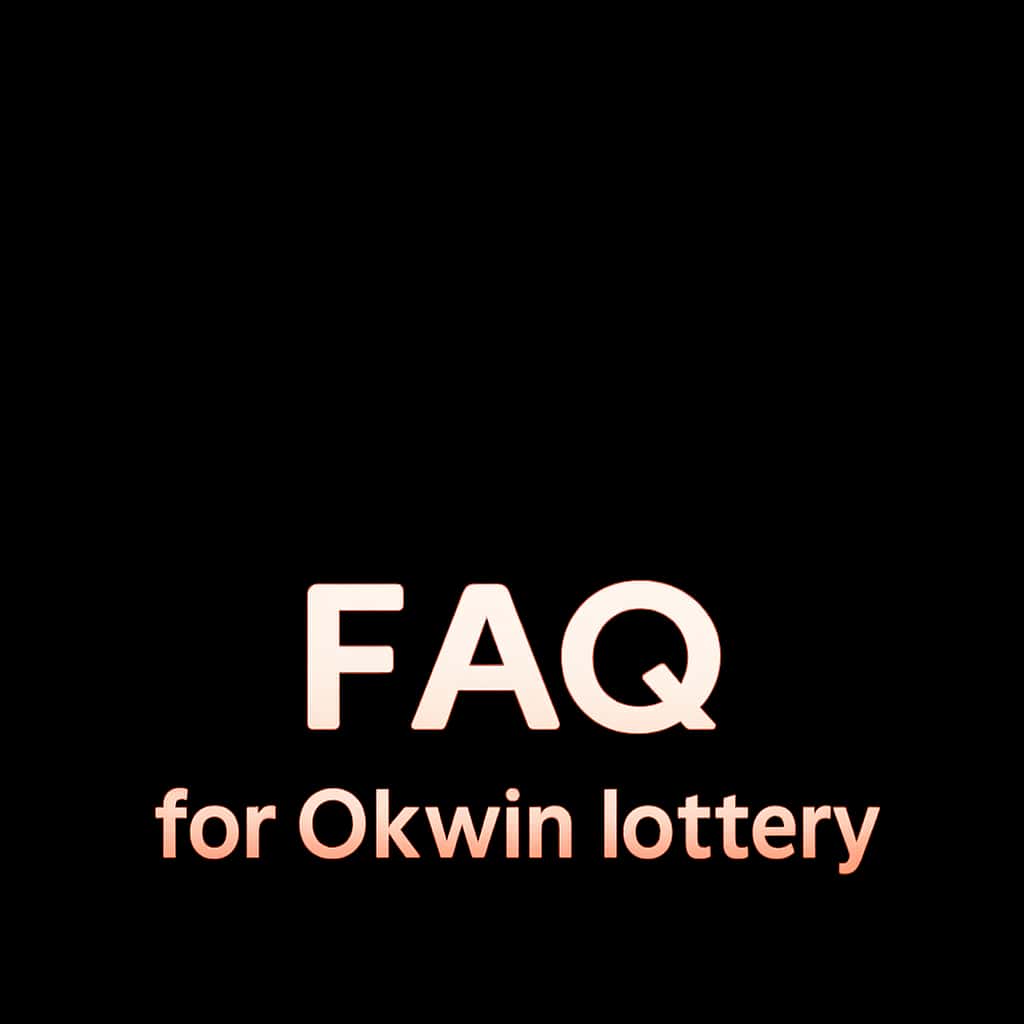 Icon representing FAQ for Okwin lottery