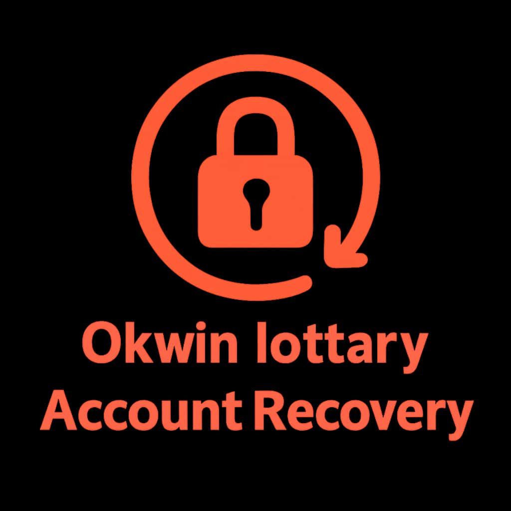 A badge icon symbolizing Okwin lottery account recovery assistance.