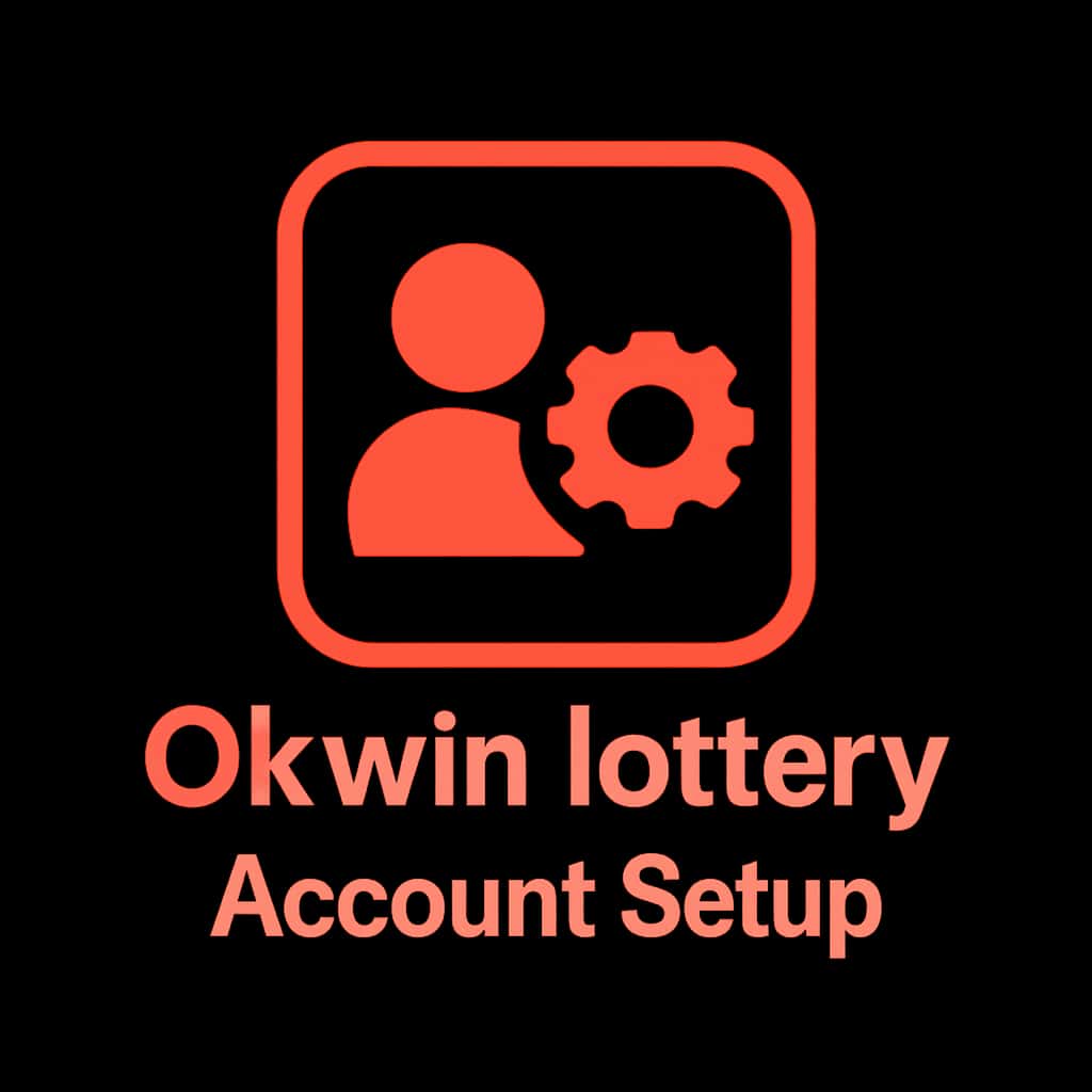 Icon representing Okwin lottery Account Setup with clean design.