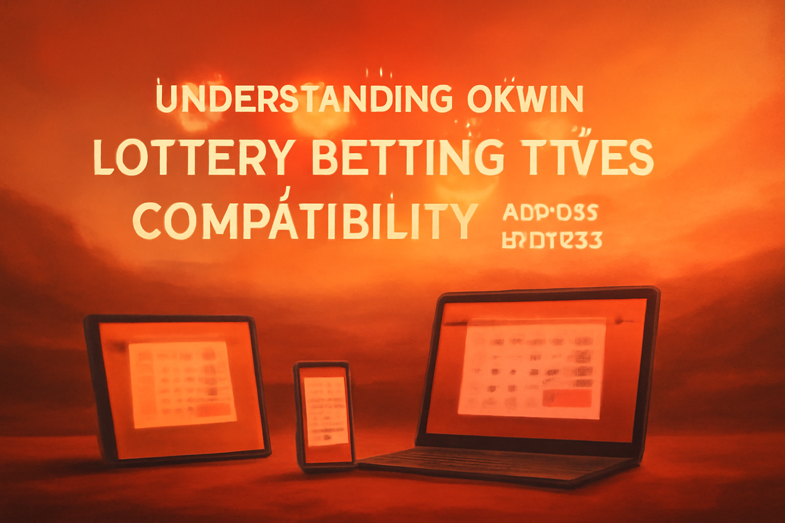 Informational graphic about best practices for the Okwin lottery platform.