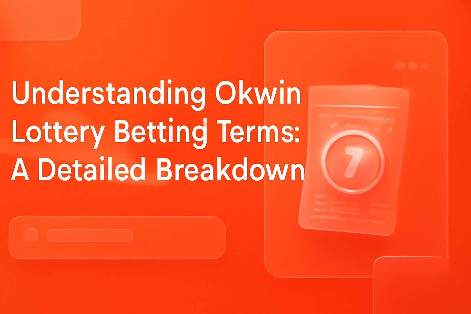 A neutral scene illustrating payment options relevant to the Okwin lottery.