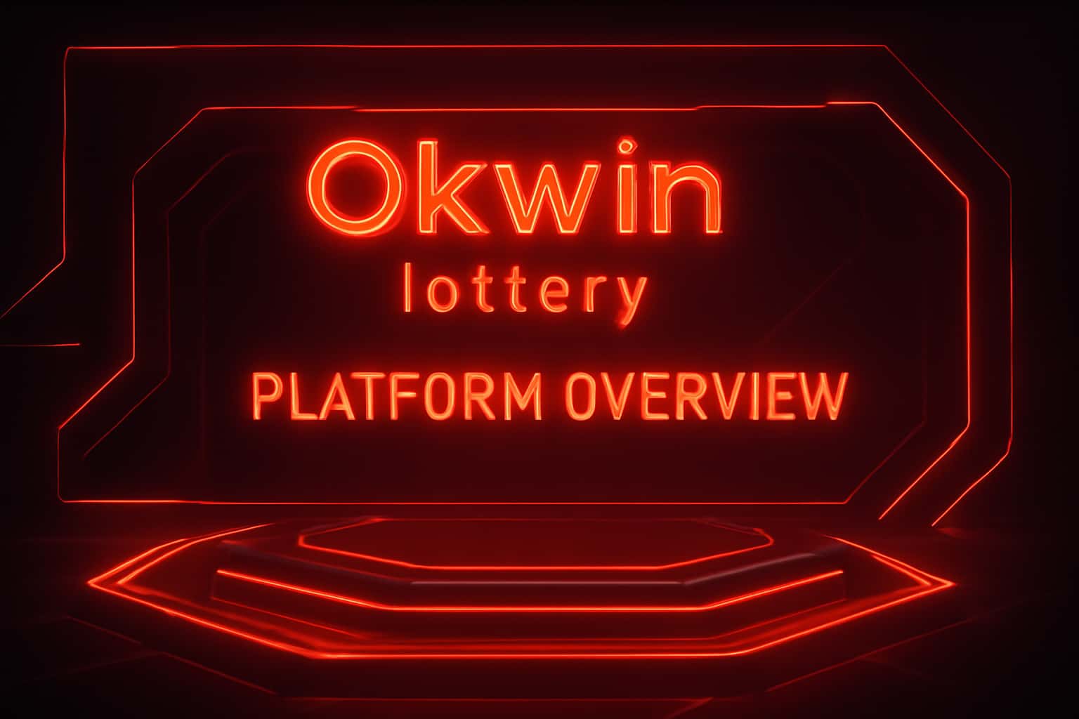 Futuristic platform background