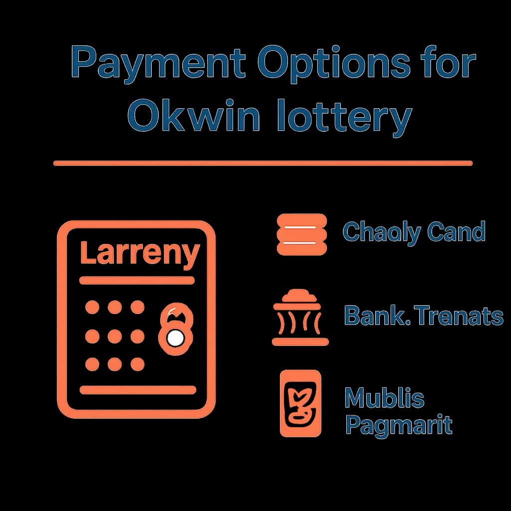 An educational illustration of payment options for the Okwin lottery.