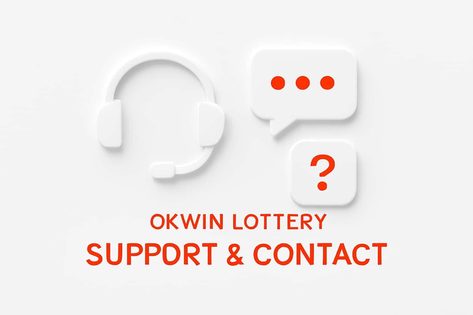 Okwin lottery Support & Contact Interface