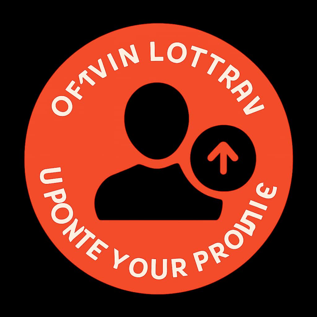 Icon representing the process of updating an Okwin lottery profile.